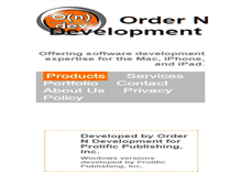 Tablet Screenshot of orderndev.com